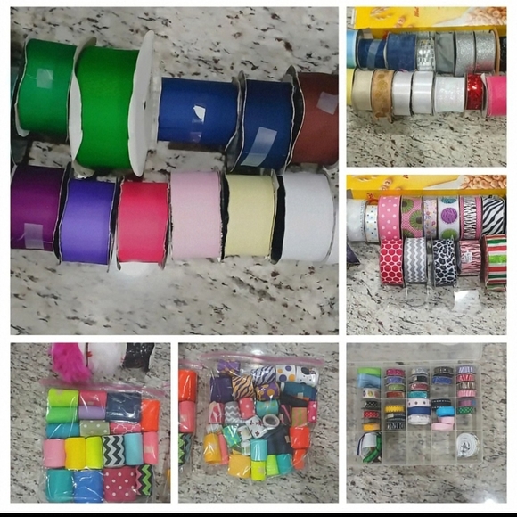 Other - RIBBON All sizes/colors/ patterns/fabrics, 70-100 rolls Holiday/Bows/Scrapbook